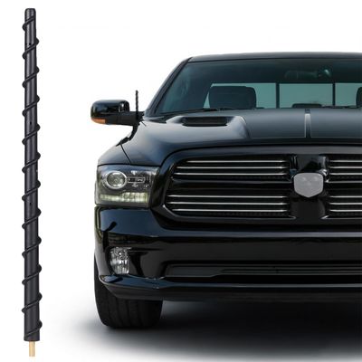 Acdogeer Antenna for Dodge Ram 2009-2026 & F-150 Raptor Pickup Truck Stubby Replacement, Internal Copper Coil for Enhanced Reception, Car Wash Proof 13 Inches Rubber