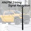 Acdogeer Antenna for Dodge Ram 2009-2026 & F-150 Raptor Pickup Truck Stubby Replacement, Internal Copper Coil for Enhanced Reception, Car Wash Proof 13 Inches Rubber view 2