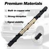 Acdogeer Antenna for Dodge Ram 2009-2026 & F-150 Raptor Pickup Truck Stubby Replacement, Internal Copper Coil for Enhanced Reception, Car Wash Proof 13 Inches Rubber view 4
