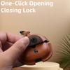 [3 in 1] Lock Case Compatible with Huawei FreeClip 2 with Cleaning Kit,Vintage Soft Retro Luxury PU Leather Shockproof Protective Cover for FreeClip 2 for Women Men view 3