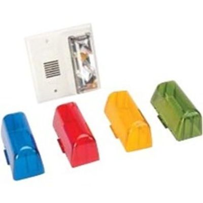 CFA Series Horn Strobe, 24V AC/DC, Blue Lens, 92 dB Output, Single-Gang Mount, UL 1638 Listed, 6536B-G5