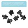 MECCANIXITY RJ45 Dust Covers Caps, Black RJ45 Dust Plug ABS Ethernet Port Protector Covers for Media Converters, Router, Modem, Laptops, Network Panel, Pack of 100 view 4