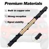 Acdogeer 13-inch Short Antenna Fits for Toyota Tundra 2014+ & Toyota Tacoma 1995+ & FJ Cruiser 2007+, Internal Copper Coil for Enhanced Reception, 13 inches Rubber Antenna Replacement Accessories view 4