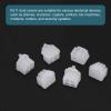 MECCANIXITY Clear RJ11 Port Duct Covers Caps, Silicone Anti-Dust Plugs Caps Protector Covers for Computer Digital Socket Printer, Modem, Router, Telephone Jack, Pack of 50 view 4
