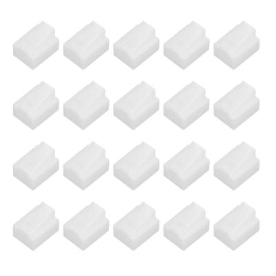 MECCANIXITY RJ45 Dust Covers Caps, RJ45 Dust Plug PE Ethernet Protector Covers for Media Converters, Router, Modem, Laptop, Network Panel, Pack of 20(Clear)