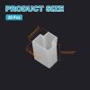MECCANIXITY RJ45 Dust Covers Caps, RJ45 Dust Plug PE Ethernet Protector Covers for Media Converters, Router, Modem, Laptop, Network Panel, Pack of 20(Clear) view 2