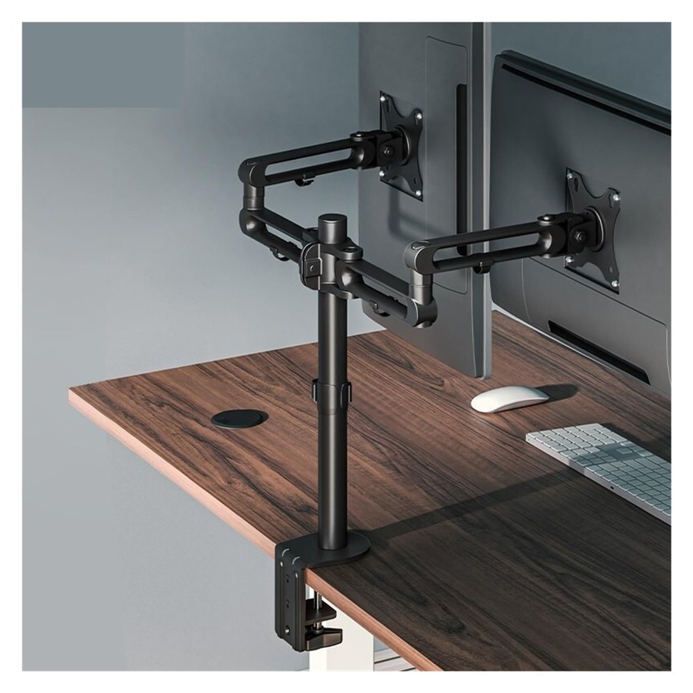 GVMUKNYE Dual monitor computer monitor stand arm desktop game office gimbal lifting desktop