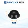 MECCANIXITY Rubber Speaker Isolation Feet,0.63"x0.31" Black Anti-Vibration Base Pad with Adhesive Amplifier Stand Feet Mat for Turntable, Subwoofer, Monitors, Pack of 4 view 2