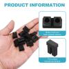 MECCANIXITY LC Dust Covers Caps, Black Silicone Fiber Optic Dust Caps Network Switch Port Protectors for Switches, Routers, Network Cards, Media Converters, Pack of 50 view 3
