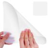 ADOCARN Square Acrylic Light Diffuser Shade for Ceiling Light Fixtures White Exposed Lamp Cover Suitable for Bedroom and Living Decor view 1