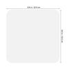 ADOCARN Square Acrylic Light Diffuser Shade for Ceiling Light Fixtures White Exposed Lamp Cover Suitable for Bedroom and Living Decor view 2