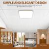 ADOCARN Square Acrylic Light Diffuser Shade for Ceiling Light Fixtures White Exposed Lamp Cover Suitable for Bedroom and Living Decor view 3