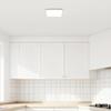 ADOCARN Square Acrylic Light Diffuser Shade for Ceiling Light Fixtures White Exposed Lamp Cover Suitable for Bedroom and Living Decor view 4