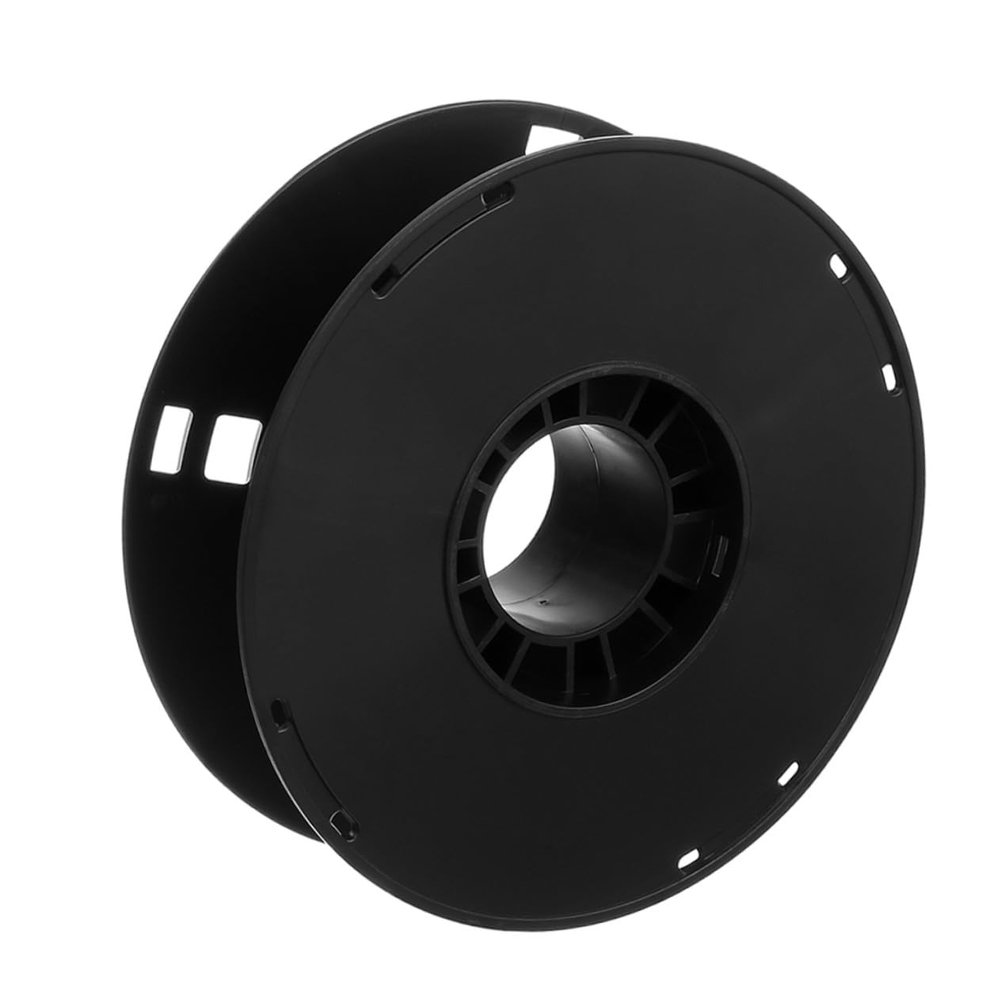 Didiseaon Plastic Cable Reel Cord Storage Holder Smooth Wire Dispensing Electric Extension Cord Spool for Home Office Studio Use Black Hollow Design