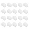MECCANIXITY RJ45 Dust Covers Caps, Clear RJ45 Dust Plug Silicone Ethernet Port Protector Covers for Media Converters, Router, Modem, Laptop, Network Panel, Pack of 50 view 1