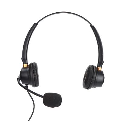 YuRui TENG Phone Headset with Phone Control, Call Center Headphone with Wideband o, Headset for Business Communication, 330 Rotatable Head Card and Swing