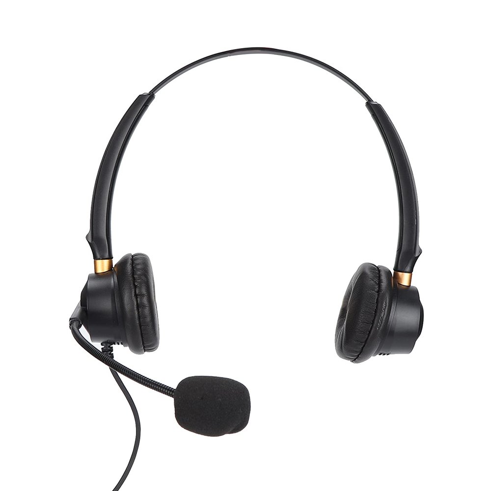 YuRui TENG Phone Headset with Phone Control, Call Center Headphone with Wideband o, Headset for Business Communication, 330 Rotatable Head Card and Swing