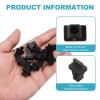 MECCANIXITY SC Dust Covers Caps, Black Silicone Fiber Optic Dust Caps Network Switch Port Protectors for Switches, Routers, Network Cards, Media Converters, Pack of 20 view 3