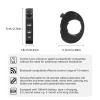 Motorcycle Bicycle Handbar Bluetooth Media Button Remote, Steering Wheel Remote Controller Receiver for Cell Phone view 3
