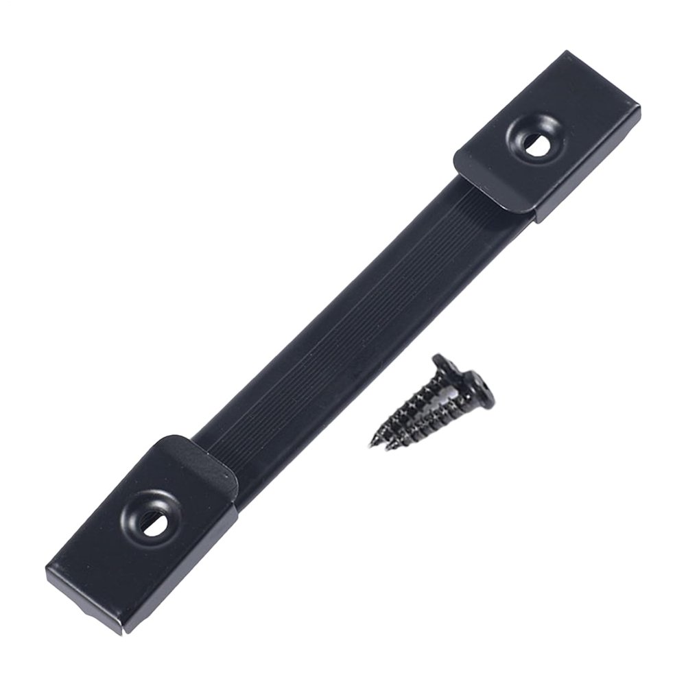 Speaker Box Handle - PU Leather Strap Grip, Metal Mounting Bracket with 2 Screws, Comfortable Carry Belt | Universal Replacement Handle for Audio Speaker, Amplifier Case, Equipment Storage Unit