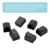 MECCANIXITY RJ45 Dust Covers Caps, RJ45 Dust Plug PE Ethernet Protector Covers for Media Converters, Router, Modem, Laptop, Network Panel, Pack of 50(Black) view 4