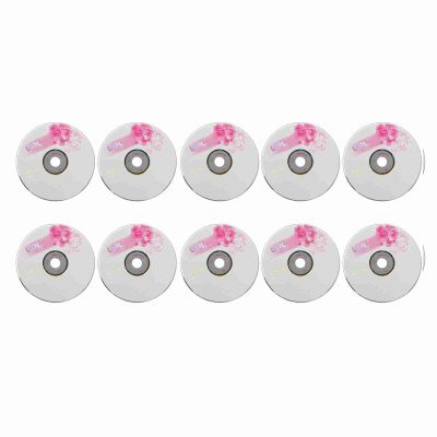 Keenso High Performance CD R Blank Discs 52X Speed for Burning Music Compatible with Most CD R Drives 730MB Capacity 10 Pack (10PCS)