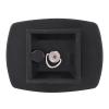 Durable Camera Mount Plate, Non Slip Design, Small Portable Storage Case Plate, Easy Installation, Ideal for Photography, Video Production, Travel Accessories, Outdoor Enthusiasts, Black 35x35mm view 3