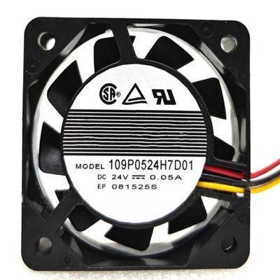 109P0524H7D01 50X50X15MM 24V 0.05A 3-Wire Cooling Fan