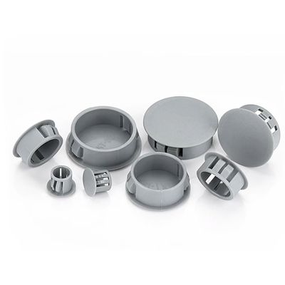 ZGHQHCDRH 5 Pcs Circular Plastic Nylon Buckle Plug, Diameter 42 45 50 60 70 75MM Used for Plugging Holes in Furniture, Cabinets, Fence Posts - Grey(50mm)
