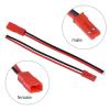 BHUPWZE 20 Pairs 22 AWG JST Plug Connector 2 Pin Male Female Cable Wire 10/20cm(10cm 10 Pairs) view 3