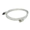 ABKMXZKD 1.5M/5ft USB Male to Firewire IEEE 1394 4 Pin Male ILink Adapter Cord Firewire 1394 Cable for DCR-TRV75E DV view 2