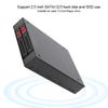 2.5 Inch Hard Disk , Exal Hard Drive Enclosure for SSD, Metal Disk Box with Heat E6Gbps Data Transfer Speed, Compatible with 3.5 Inch Floppy Drive view 4