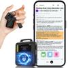 128GB (9680Hours) Digital Voice Recorder with APP Control,Moresen 3072kbps MP3 Audio Recorder with Transcribe & Summarize,HD DSP Noise Reduction Recording Device with Password, Black view 1