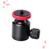 GRIRIW Mini Ball Head Thread Camera Tripod Mount Stand with Rotatable Swivel Head Compatible for DSLR Camcorder LED Light Microphone Aluminum Alloy Black view 4