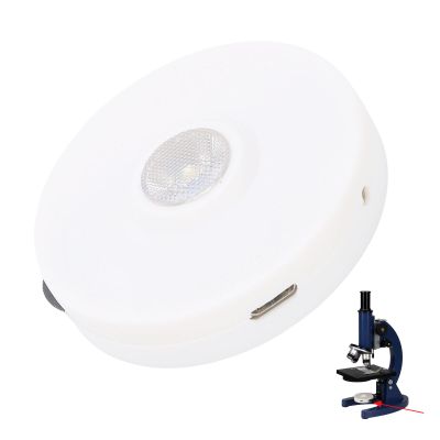 Zunate LED Microscope Rings Light, Microscope Lamp LED Rings, LED White Adjustable Lamp for Laboratories, Research, Hobbyist, Seamless Dimming, Bright Illumination