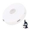 Zunate LED Microscope Rings Light, Microscope Lamp LED Rings, LED White Adjustable Lamp for Laboratories, Research, Hobbyist, Seamless Dimming, Bright Illumination view 1