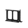 AoQhir PC Case PCI Slot Hard Drive Mounting Bracket, 2.5"/3.5" SSD HDD Expansion Holder for Desktop Tower  Metal PCI Bracket , Black (Half Height for 2.5in) view 1