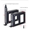 AoQhir PC Case PCI Slot Hard Drive Mounting Bracket, 2.5"/3.5" SSD HDD Expansion Holder for Desktop Tower  Metal PCI Bracket , Black (Half Height for 2.5in) view 2