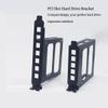 AoQhir PC Case PCI Slot Hard Drive Mounting Bracket, 2.5"/3.5" SSD HDD Expansion Holder for Desktop Tower  Metal PCI Bracket , Black (Half Height for 2.5in) view 3