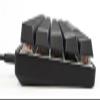 Vortex New POK3R Black Aluminum 60% Blue LED Double Shot PBT Mechanical Keyboard (Cherry MX Brown) view 3