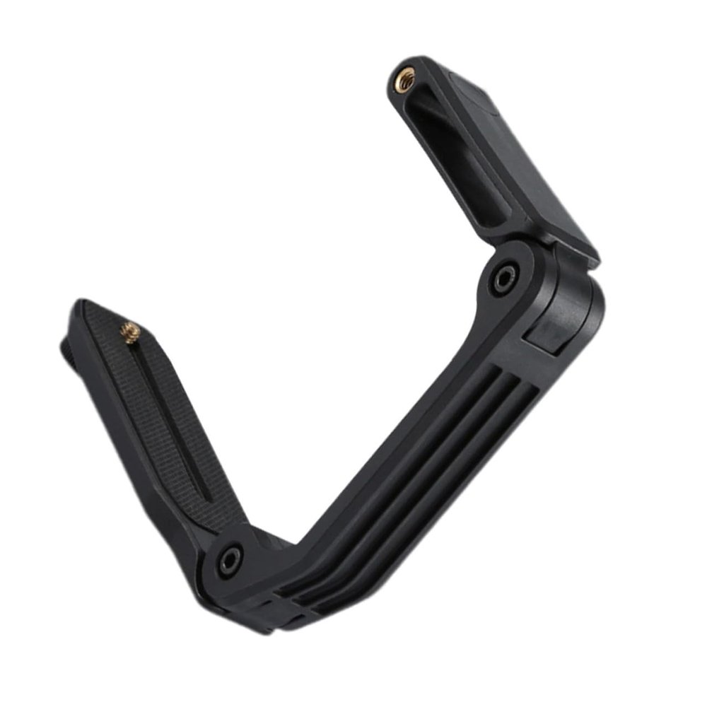 YOSADIER Stable Folding Camera Stabilizer Bracket Handheld Phone Rack Support for DSLR Camcorder Video Filming Outdoor Live Broadcast with Hex Wrench Black