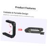 YOSADIER Stable Folding Camera Stabilizer Bracket Handheld Phone Rack Support for DSLR Camcorder Video Filming Outdoor Live Broadcast with Hex Wrench Black view 4
