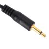 CHICIRIS Camera Flash Cable with Screw Lock Sleeve, Easy to Operate Coiled Cord for Triggering Flashes, 2 X 3.5mm to PC Flash Sync Cable view 2