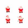 DIY Christmas Stickers 24 Sheets Waterproof Reusable Mix& Match (Santa, Snowman, Elf, Tree) for Creative Holiday Play, Crafts, Party Favors for Age 13+ view 2