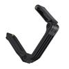 BAZEITFLOW Ergonomic Lightweight Camera Holder Screw Multipurpose Video Rig Stabilizer Bracket for DSLR Camcorders and Smartphones Compatible with External Microphones and LED Lights Black view 1