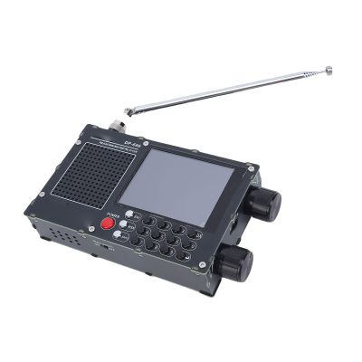 Zunate Portable Shortwave Radio, AM FM LW SW World Band Radio, RDS Data Display, Automatic Manual Station Scanning, Portable Pocket Radio for Kitchen, Desk, Bedroom, Office, Outdoors (Black)