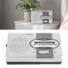 Wisoqu Portable Radio, AM FM Pocket Transistor Radio with Speaker and Earphone Jack, for Outdoor Travel and Home Use (Silver Grey) view 3