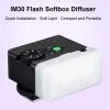 Denash Flash Diffuser for Speedlight,Flash Softbox Diffuser,Camera Bounce Flash Diffuser Cover,Camera Speedlight Head Protective Cover view 4