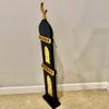 eMart4U Al Minar Masjid Structure with LED Lights & Hilal, MDF Decorative Lighting for Home & Mosque (Black Minar) view 3