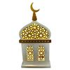 eMart4U Al Minar Masjid Structure with LED Lights & Hilal, MDF Decorative Lighting for Home & Mosque (White Masjid) view 1